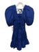 Sea New York Size XS Navy Blue Cotton Half Puff Sleeve Smocked Detail Dress Navy Blue / XS