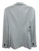 Theory Size 0 Light Blue Triacetate Blend Lapel Faux Pockets Blazer Jacket Light Blue / 0