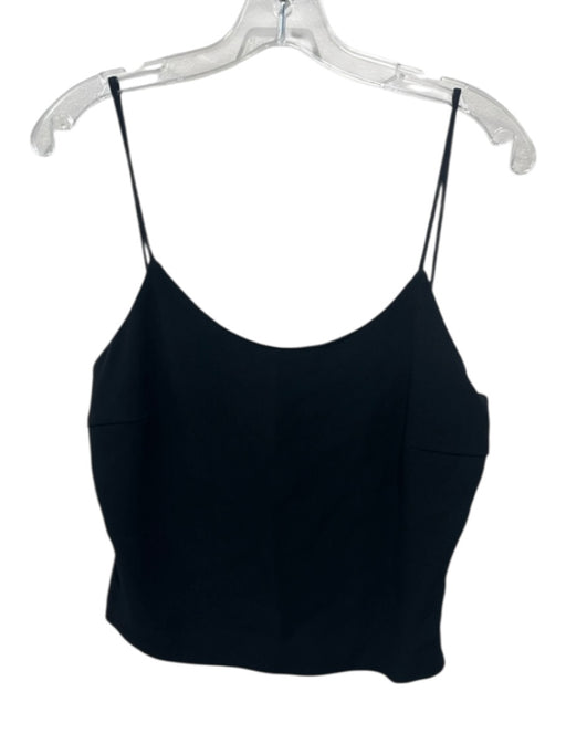 Jean-Louis Scherrer Size 40 Black Acetate & Viscose Sleeveless Bust Darts Top Black / 40