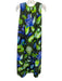 Psophia Vazquez de Castro Size M Green, Blue & Multi Silk Blend Print Maxi Dress Green, Blue & Multi / M