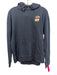 Roller Rabbit Size L Navy Cotton Long Sleeve Hoodie Kangaroo Sweater Navy / L