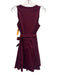 Cartolina Size M Burgundy Red Polyester Blend Sleeveless Button Front Dress Burgundy Red / M