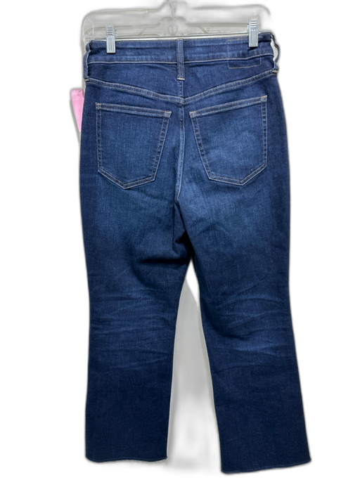 J. Crew Size 27 Dark Wash Cotton Blend Mid Rise Zip & Button Kick Flare Jeans Dark Wash / 27