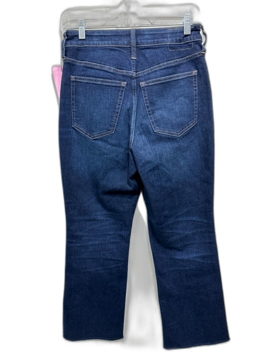 J. Crew Size 27 Dark Wash Cotton Blend Mid Rise Zip & Button Kick Flare Jeans Dark Wash / 27