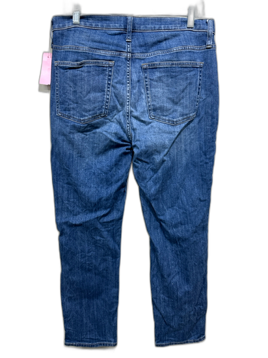 J. Crew Size 29 Medium Wash Cotton Blend Whiskering Mid Rise Zip & Button Jeans Medium Wash / 29