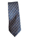 Canali Gray & Blue Silk Abstract Men's Ties Gray & Blue