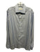 Eton Size 16.5 Light blue Cotton Micro Button up Men's Long Sleeve Shirt Light blue / 16.5