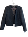J Crew Collection Size 8 Black Wool Blend Sequin Blazer Cropped Jacket Black / 8