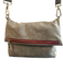 Hammitt Taupe Leather Crossbody Pebble Brushed Gold Outer Pocket Bag Taupe / Small