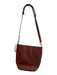 Rebecca Minkoff Brown Woven Crossbody Silver Hardware Stud Inner Side Zip Bag Brown / S