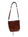 Rebecca Minkoff Brown Woven Crossbody Silver Hardware Stud Inner Side Zip Bag Brown / S