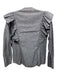 Hunter Bell Size S Gray Cotton Chambray Button Down Ruffle Detail Top Gray / S