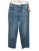 Everlane Size 26 Black Cotton Denim High Rise Zip Fly Straight Leg Jeans Black / 26