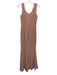 Dress the Population Size S Blush Pink Polyester Blend Sleeveless V Neck Gown Blush Pink / S