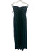 Reformation Size 4 Forest Green Viscose Strapless Bustier Gathered Gown Forest Green / 4