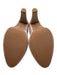 Eric Michael Shoe Size 40 Beige Leather Upper Suede Cutout Detailing Slingbacks Beige / 40