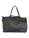 Valentino Garavani Black Denim Shoulder Bag Magnetic Close Rose Applique Bag Black