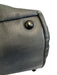 Valentino Garavani Black Denim Shoulder Bag Magnetic Close Rose Applique Bag Black