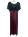Rails Size S Wine Red Rayon, Viscose, Silk Fabric Block Velvet Tie Detail Dress Wine Red / S