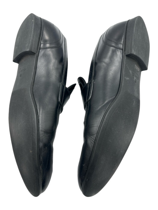 Gucci Shoe Size 6 Black Leather Solid Dress Men's Shoes Black / 6