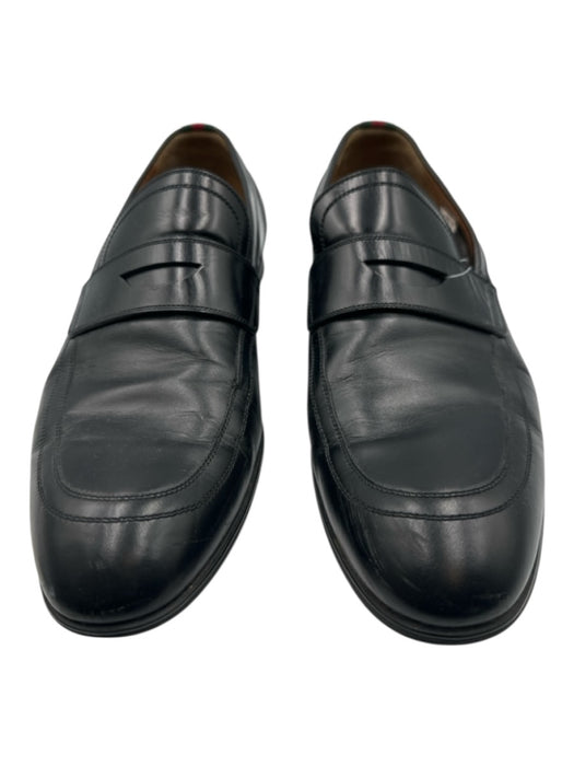 Gucci Shoe Size 6 Black Leather Solid Dress Men's Shoes Black / 6