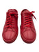 Saint Laurent Shoe Size 42 Red Leather Solid Sneaker Men's Shoes Red / 42