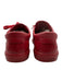 Saint Laurent Shoe Size 42 Red Leather Solid Sneaker Men's Shoes Red / 42