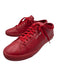 Saint Laurent Shoe Size 42 Red Leather Solid Sneaker Men's Shoes Red / 42