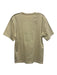 Helmut Lang Size S Tan Cotton Blend logo T shirt Crew Men's Short Sleeve Tan / S