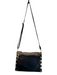 Hammitt Black Leather Gold hardware Zip Close Crossbody Bag Black / S