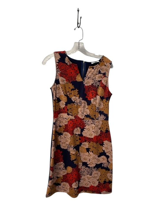 Jade Melody Tan Size XS Navy & Multi Polyester Split Round Neck Sleeveless Dress Navy & Multi / XS