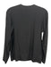 Maria + Cornejo Size 8 Black Silk Blend Surplice V Neck Long Sleeve Top Black / 8