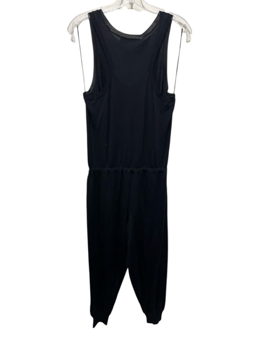 Stella McCartney Size 42 Black Wool Drawstring Waist Jogger Jumpsuit Black / 42