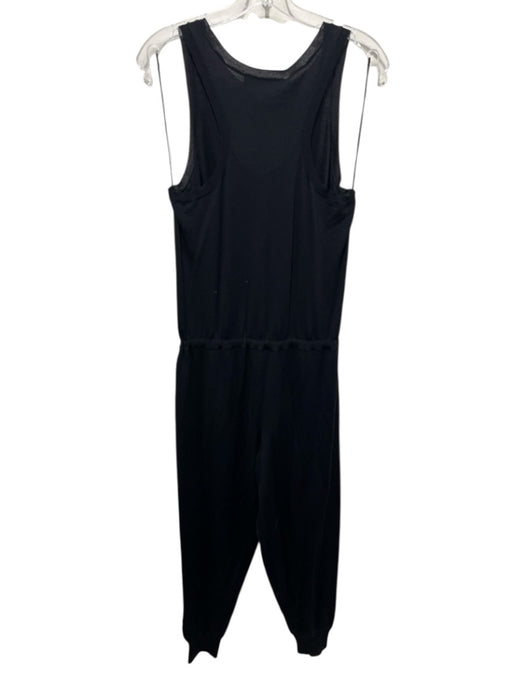 Stella McCartney Size 42 Black Wool Drawstring Waist Jogger Jumpsuit Black / 42