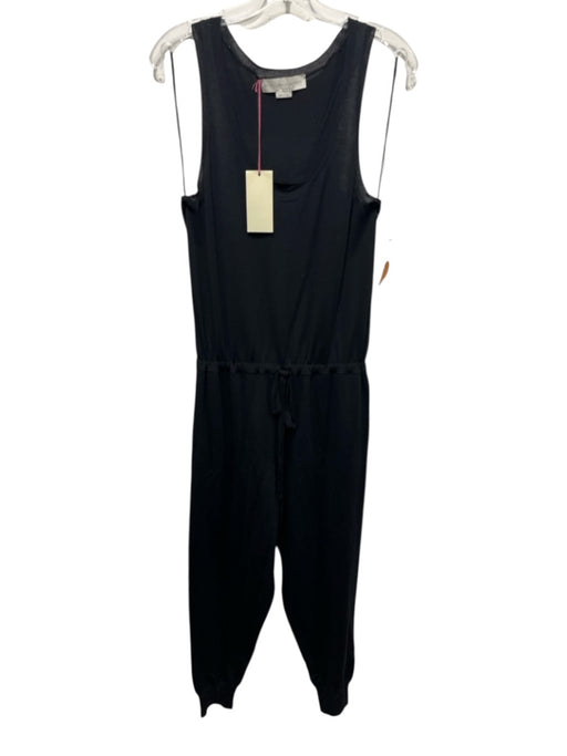 Stella McCartney Size 42 Black Wool Drawstring Waist Jogger Jumpsuit Black / 42