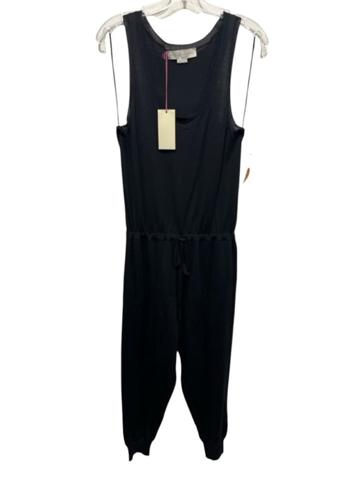 Stella McCartney Size 42 Black Wool Drawstring Waist Jogger Jumpsuit Black / 42