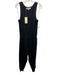 Stella McCartney Size 42 Black Wool Drawstring Waist Jogger Jumpsuit Black / 42