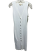 Ramy Brook Size S/P White Cotton Blend Sleeveless Ribbed Ladder Lace Dress White / S/P