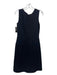 Oscar De La Renta Size 4 Black Wool Sleeveless Back Zip Dress Black / 4