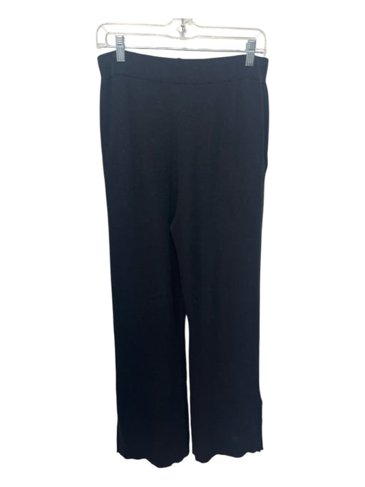 Alo Size M Black Tencel Blend Elastic Waist Solid Knit Athleisure Pants Black / M
