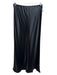 Reformation Size 2 Black Silk Elastic Waist bias cut Sheath Below knee Skirt Black / 2