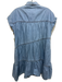 Veronica Beard Jeans Size S Blue Cotton & Tencel Denim Short Cap Sleeve Dress Blue / S