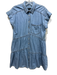 Veronica Beard Jeans Size S Blue Cotton & Tencel Denim Short Cap Sleeve Dress Blue / S