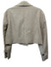 Edit by Nine Size S Beige Poly Blend Double Breast One Button Crop Jacket Beige / S