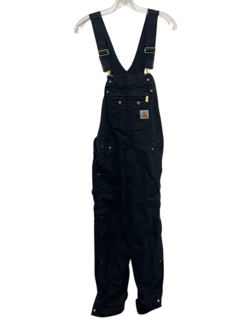 Carhartt Like New Size 32 Black Cotton Solid Men's Overalls Black / 32