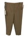 Babaton Size 12 Tan Beige Polyester Blend Elastic Waist pleat front Pants Tan Beige / 12