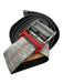 Off White Silver & Red Polyester Blend Contrast Stitch Logo industrial Belts Silver & Red / One Size