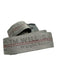 Off White Silver & Red Polyester Blend Contrast Stitch Logo industrial Belts Silver & Red / One Size