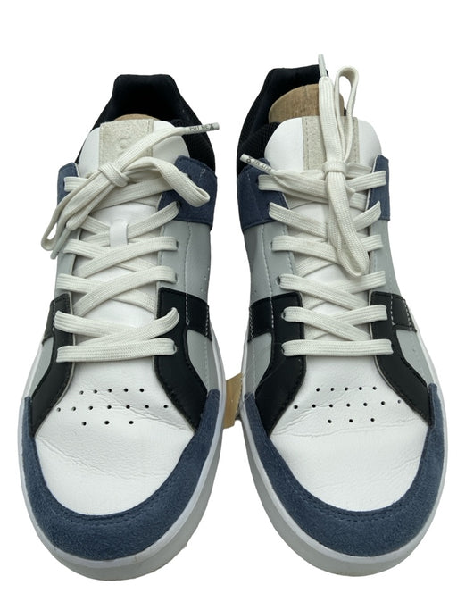 On Cloud Shoe Size 10.5 AS IS White & Blue Synthetic Laces Men's Shoes 10.5
