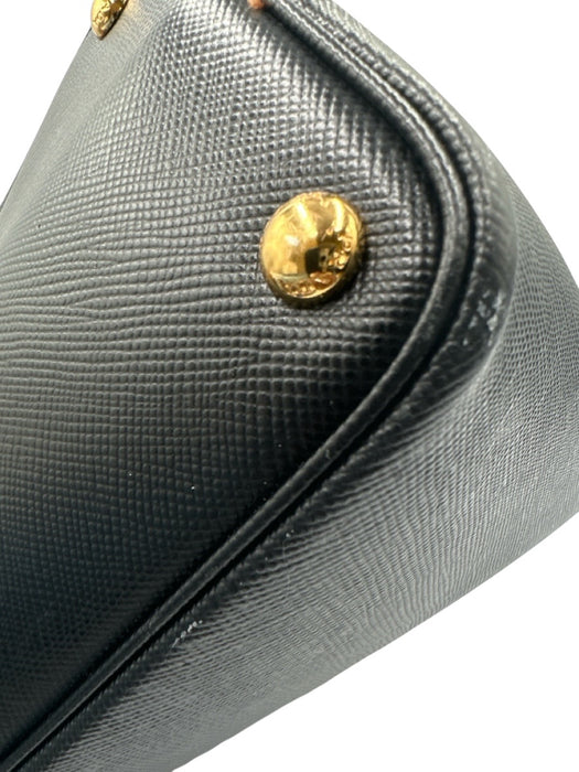 Prada Black & Red Saffiano Leather Open Top Top Handles Dust bag incl. Bag Black & Red / M